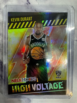 Kevin Durant 2020-21 Panini NBA Hoops High Voltage #7 Brooklyn Nets 死神KD球卡