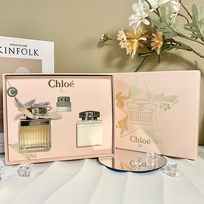 《小平頭香水店》CHLOE 同名 女性淡香精禮盒(淡香精75ML+淡香精5ML+身體乳100ML)