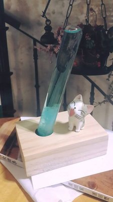 [時花] 手作 天氣瓶 專屬木底座 / 氣象瓶 stormglass 畢業禮物 禮品 交換禮物 耶誕節禮物