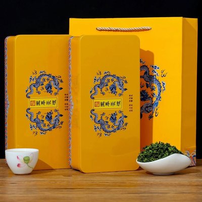 【鐵觀音】【買一送一】安溪鐵觀音茶葉烏龍茶一級蘭花香濃香型禮盒裝500克