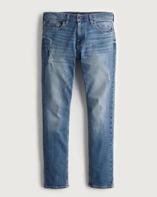 HCO Ripped Medium Wash Skinny Jeans牛仔褲