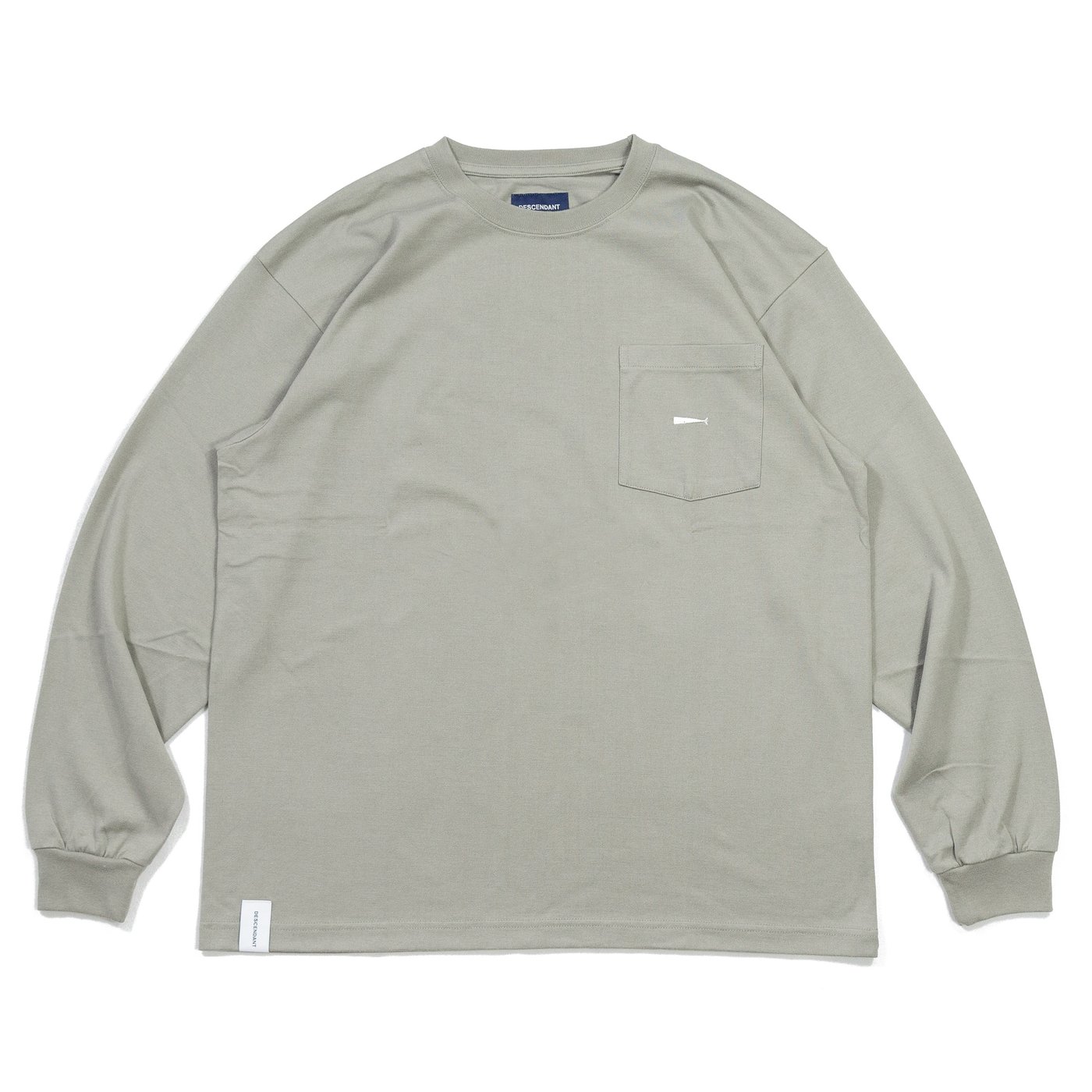 20AW DESCENDANT CACHALOT POCKET LS TEE 鯨魚口袋長袖