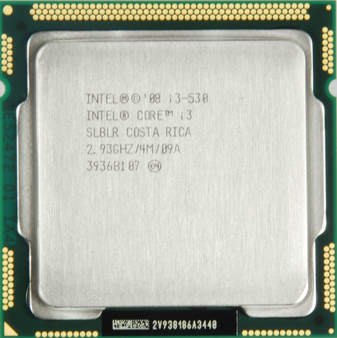 Intel Core i3-530 2.93G 4M C2 SLBLR. K0 SLBX7 1156 雙核四線 CPU