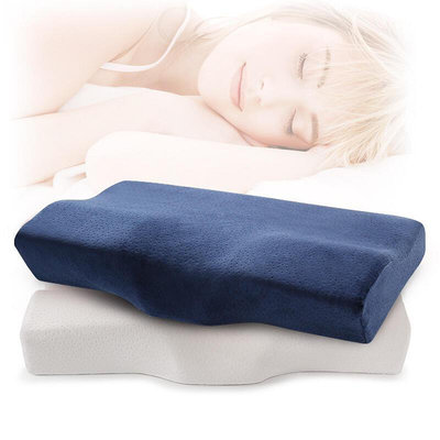 家用慢回彈太空記憶棉枕頭蝶形枕芯枕頭