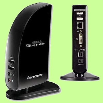 5Cgo【權宇】Lenovo USB2.0 Port Video Digital外接週邊設備(擴充基座) 含稅會員扣5%
