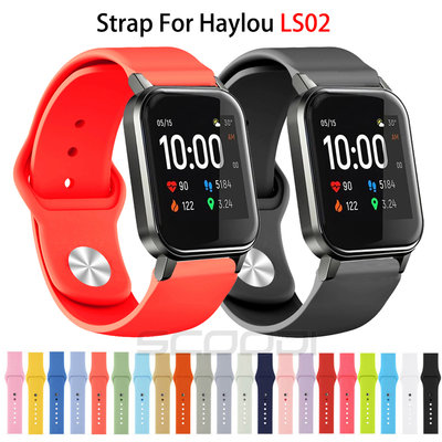 XIAOMI 小米 Haylou Ls02 Smartwatch 運動腕帶矽膠錶帶
