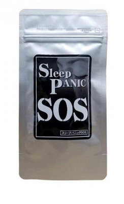 日本SOS SLEEP PANIC (黑) 睡眠錠 60錠