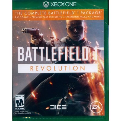 (現貨全新) XBOX ONE 戰地風雲 1 變革版 中英文美版 Battlefield 1