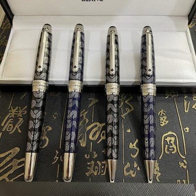 MontBlanc萬寶龍筆80天系列全金屬新款簽字筆鋼筆中性筆寶珠筆-阿拉朵朵
