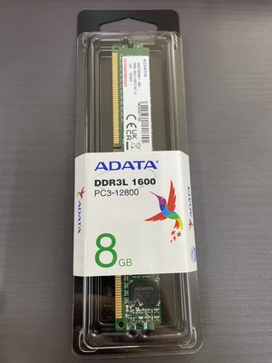 威剛 8G DDR3L 1600 窄版 桌上型記憶體 全新 蘆洲可自取📌自取價650