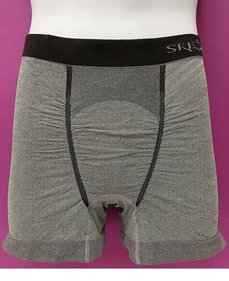 3件1組SKE 晶鑽 竹炭銀鍺纖維遠紅外線能量男四角平口內褲 免運費