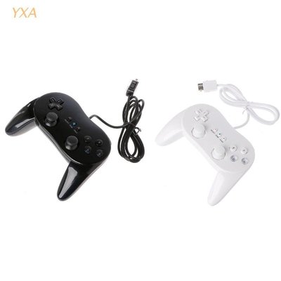 包子の屋YXA 經典的有線遊戲控制器的遊戲遙控遊戲手柄Pro的控制對於Wii遊戲機