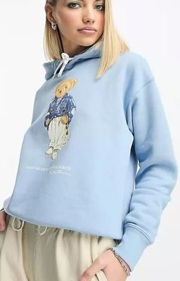 代購Polo Ralph Lauren bear logo hoodie經典款泰迪熊印花休閒長袖T袖衛衣 XXS-XL
