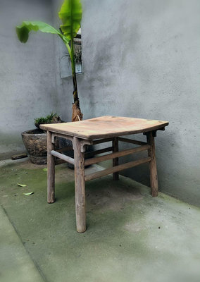 (可議價)-二手 明式方桌非常經典的明式老家具 簡潔大氣 非常耐看 楠 木雕 擺件 古玩【洛陽虎】1549