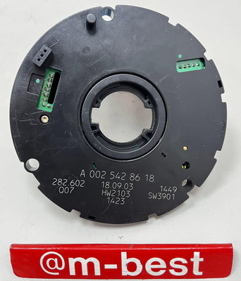 BENZ W209 C209 CLK 2003-2004 方向盤 時鐘彈簧 角度感應器 轉角 轉向 安全氣囊感應線圈 0025428618
