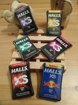 【現貨/當天出貨】泰國Halls XS系列涼糖~泰國最新限量紅牛口味