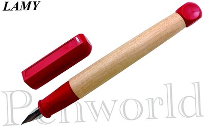 【Penworld】德國製 LAMY拉米 ABC系列楓木鋼筆A尖 紅