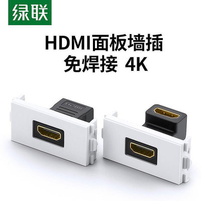 hdmi面板86型插座模塊4K高清線多媒體2.0暗裝音影片免焊接線WLZ3