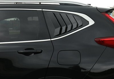 歐力車飾~本田 HONDA 17-23年 5代 CRV5 CR-V 後三角窗 後三角窗飾板 三角窗 野馬進氣裝飾蓋