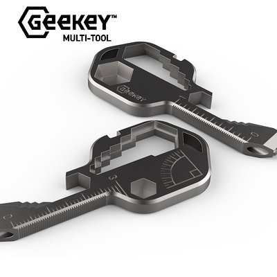 美國Geekey鑰匙扣便攜隨身迷你戶外EDC多功能小工具開瓶器螺絲刀【爆款特賣】