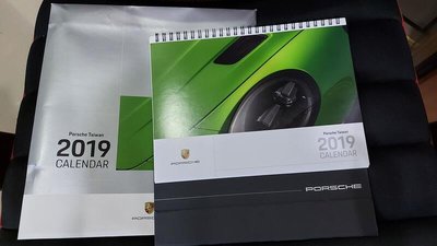 全新 保時捷 Porsche 原廠精品 日曆 2019年 便宜賣