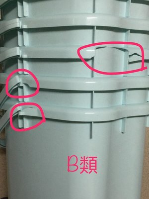 全新福利品月陽日式加高加蓋6滾輪按摩24公升足浴桶按摩泡腳桶(N5366)-藍色
