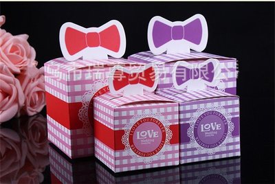 現貨~小號方型蝴蝶結喜糖盒 造型喜糖盒 包裝盒 婚禮小物 喜糖盒 送客小禮 伴娘禮