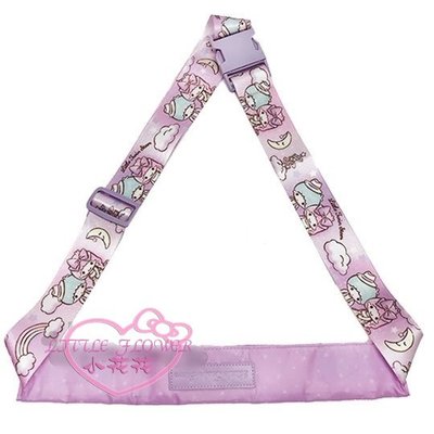 小公主日本精品♥TS雙子星紫色旅行箱束帶附提袋 兩用行李束帶 行李套 行李專用56874808