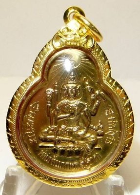 菩多佛教文物N16-阿贊練之父2535督造瓦當二期四面佛