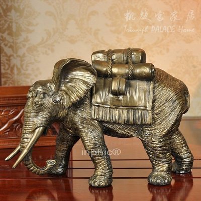 INPHIC-歐美風格大象擺飾 裝飾家居 樹脂工藝品擺設