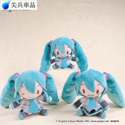 日版 SEGA 初音未來 miku KCM 公式服毛絨吊飾玩偶景品fufu-尖兵車品