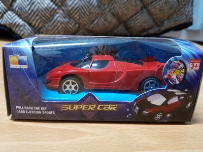 super car 紅色模型車.玩具車.跑車