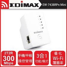 【強強2店】EDIMAX訊舟 EW-7438RPn Mini 無線訊號延伸器{{未使用沒有配件}}