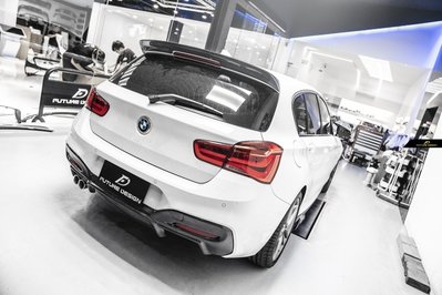 【政銓企業有限公司】BMW F20 LCI 小改款 MTECH專用  ENDCC款 高品質 四出 碳纖維 卡夢 後下巴