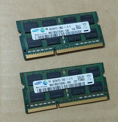 【Samsung 三星】DDR3 1600 4G PC3-12800S 雙面顆粒 筆電/筆記型記憶體 4GB