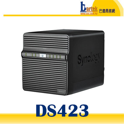 【新品上市】Synology 群暉 DS423 四層網路硬碟機NAS (取代DS418)