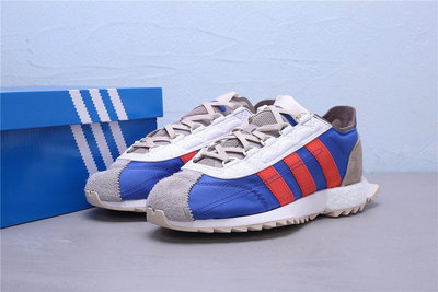 Adidas SL 7600 Boost 白藍紅 復古 麂皮 休閒運動慢跑鞋 男女鞋 EG6780【ADIDAS x NIKE】