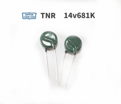 『正典UCHI電子』日本 TNR 壓敏電阻(突波吸收器) 14V681K 15MM 680V(10PCS/包)