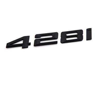 圓夢工廠 BMW 4系列 F32 F33 F36 428I 428i 後車箱改裝消光黑字貼字標 同原廠款式