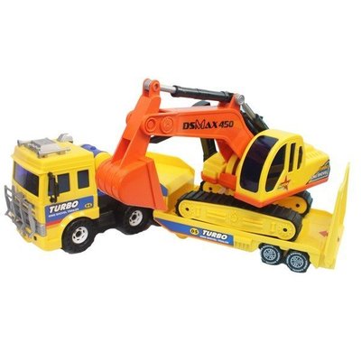 韓版 摩輪運輸車挖土機 DS-919/一台入(促1350) 摩輪拖板車怪手 ST安全玩具-