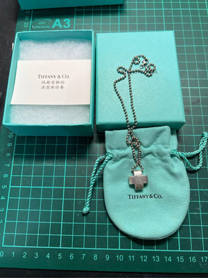 Tiffany 項鍊 十字 真品
