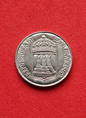 【二手】 圣馬力諾 1973年 2里拉 鋁幣2456 錢幣 硬幣 紀念幣【明月軒】