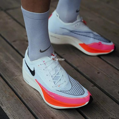 Nike ZoomX Vaporfly Next% 2 白粉黑 馬拉松 透氣輕量 慢跑鞋 DJ