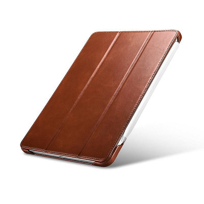 iPad Pro 11寸2020復古頭層牛皮平板皮套超薄翻蓋支架iPad保護套