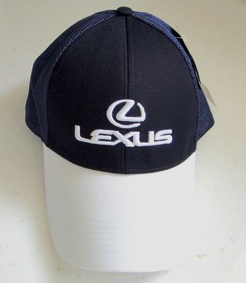 凌志 LEXUS 原廠 海軍(藍配色) 運動帽 遮陽帽 帽子 賽車帽 高爾夫球帽