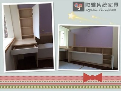 【歐雅系統家具】系統家具 /德國EGGER/耐磨地板『系統床頭櫃/系統化妝桌』