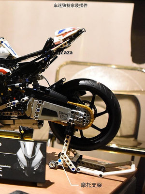 新品摩托車M1000RR機車模型機械組高難度兼容樂高拼裝玩具男孩子