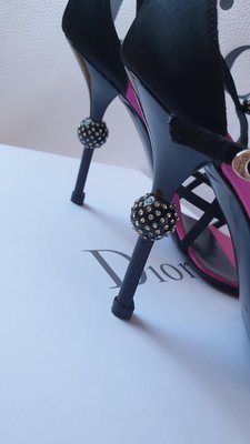 Dior 施華洛世奇水鑽高跟鞋