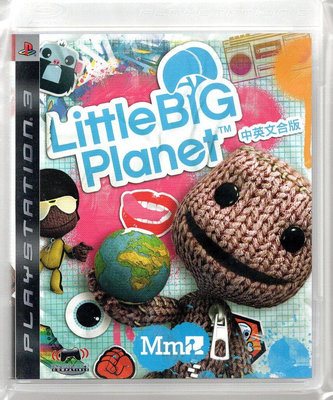 {瓜瓜皮}PS3 二手品 中文版 小小大星球 Little BIG Planet(遊戲都能回收)
