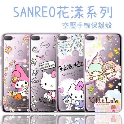 【Hello Kitty】HTC Desire 12+ / 12 Plus 花漾系列 氣墊空壓 手機殼
